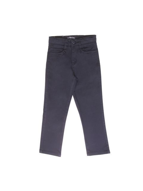 

Allen Solly Junior Boys Navy Blue Regular Fit Solid Regular Trousers