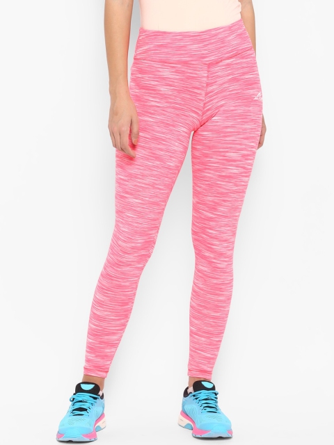

Alcis Women Pink Solid Ankle-Length Leggings