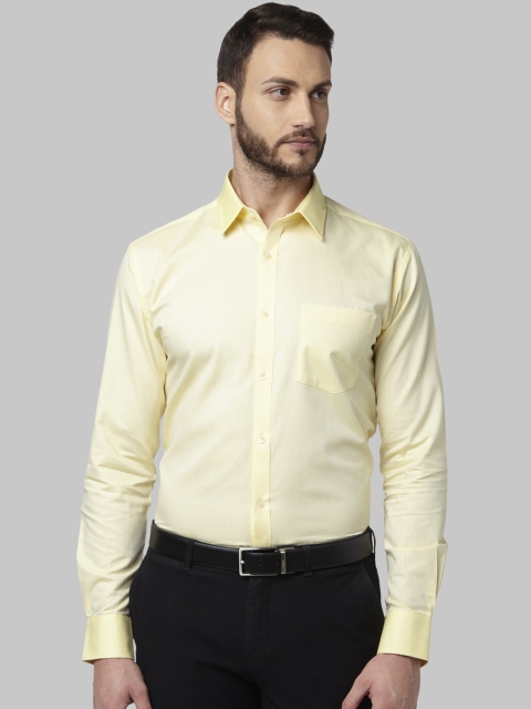 

Park Avenue Men Yellow Slim Fit Solid Formal Shirt