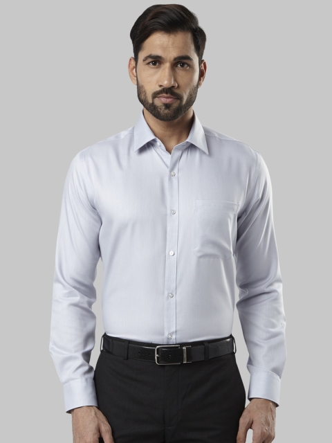 

Raymond Men Grey Regular Fit Solid Formal Shirt