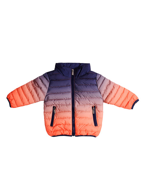 

One Friday Boys Orange Colourblocked Puffer Jacket