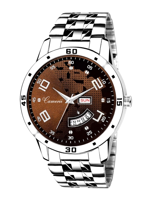 

Camerii Men Brown Analogue Watch WM330