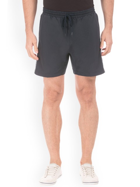 

Colt Men Navy Blue Solid Regular Fit Sports Shorts