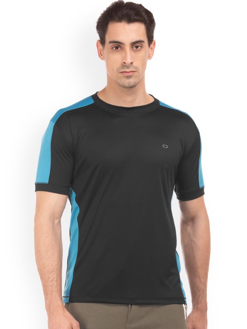 

Colt Men Black Solid Round Neck T-shirt