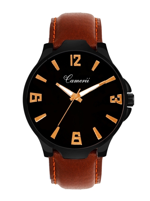 

Camerii Men Black Analogue Watch WM329