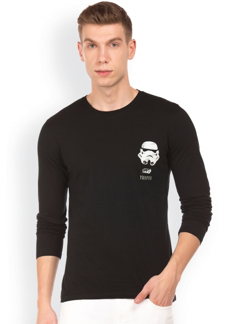 

Colt Men Black Printed Round Neck T-shirt