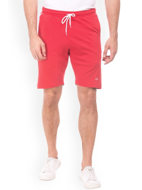 

Colt Men Red Solid Regular Fit Sports Shorts