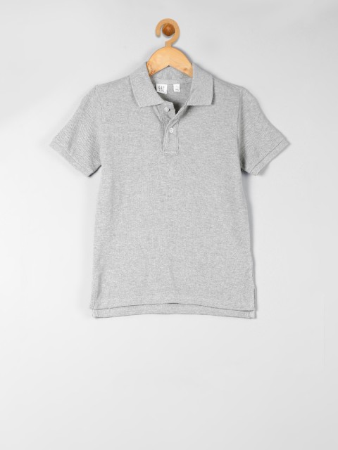 

GAP Grey Boys Pique Short Sleeve Polo
