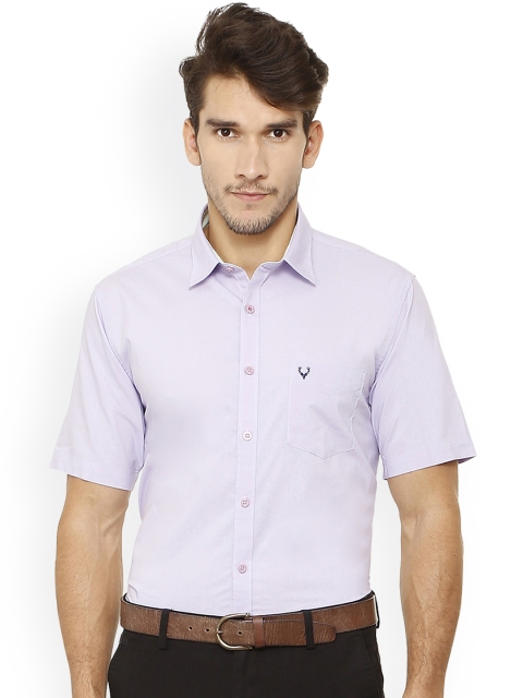 

Allen Solly Men Purple Slim Fit Solid Formal Shirt