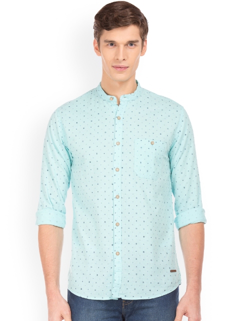 

Cherokee Men Green Regular Fit Printed Casual Shirt