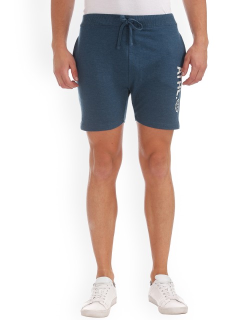 

Colt Men Blue Printed Regular Fit Sports Shorts