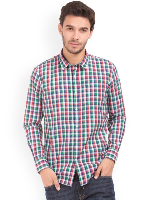 

Ruggers Men Multicoloured Regular Fit Checked Casual Shirt, Multi
