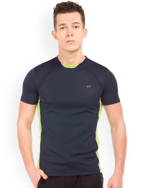 

Colt Men Navy Blue Solid Round Neck T-shirt