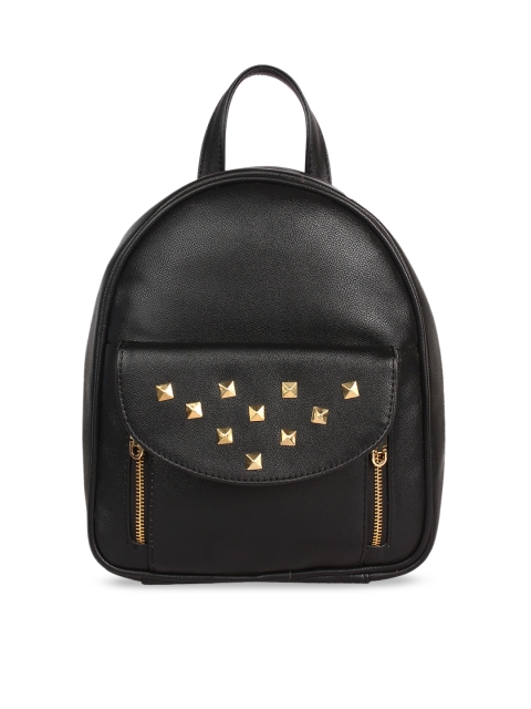 

Lychee bags Women Black Solid Backpack