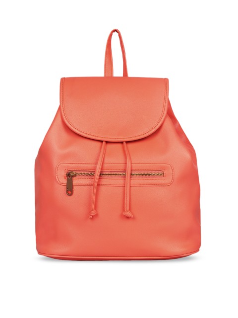 

Lychee bags Women Orange Solid Backpack
