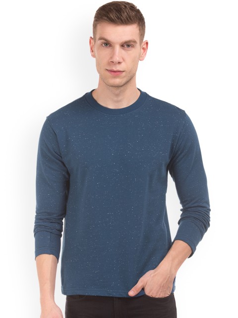 

Cherokee Men Navy Blue Solid Sweatshirt