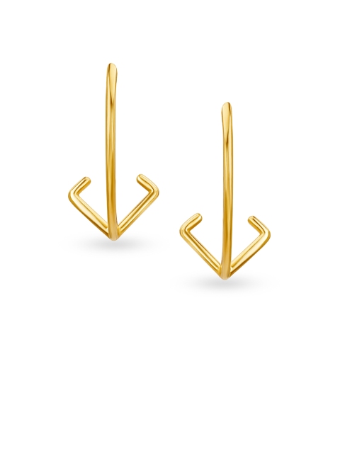

Mia by Tanishq 14-Karat Yellow Gold Studs