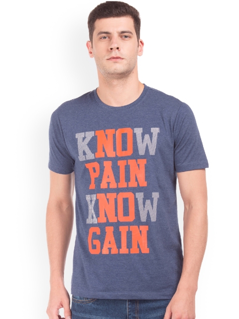 

Colt Men Blue Printed Round Neck T-shirt