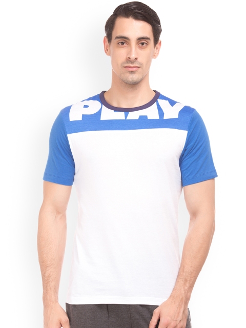 

Colt Men White Printed Round Neck T-shirt