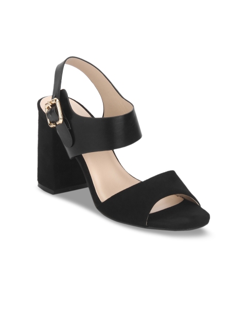 

Mode by Red Tape Women Black Solid Sandals