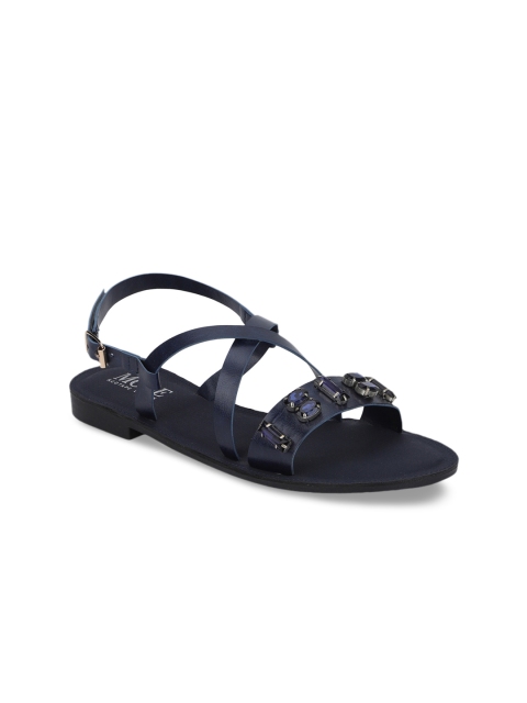 

Mode by Red Tape Women Navy Blue Solid Open Toe Flats