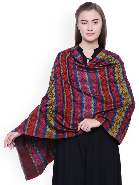 

Anekaant Women Multicoloured Woven Design Shawl, Multi