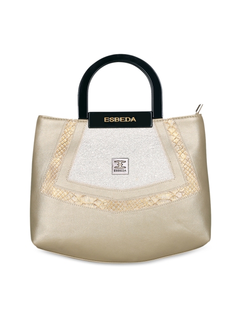 

ESBEDA Gold-Toned Solid Handheld Bag