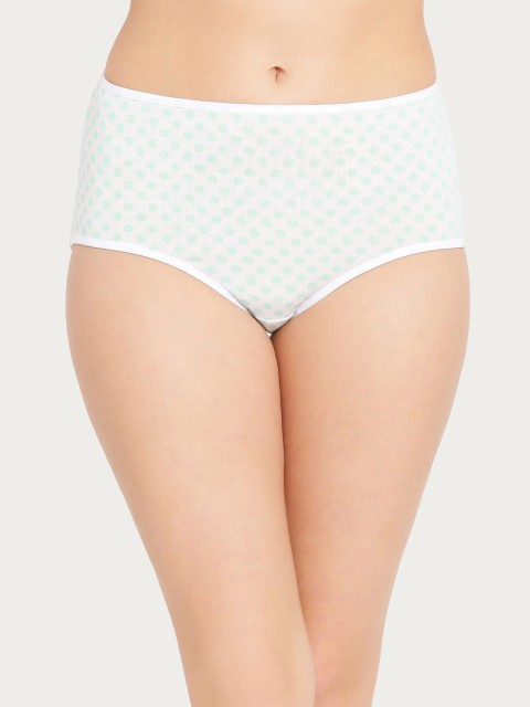 

Clovia Women White Printed Hipster Briefs PN2883P18XL