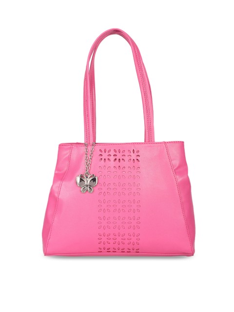

Butterflies Pink Solid Shoulder Bag