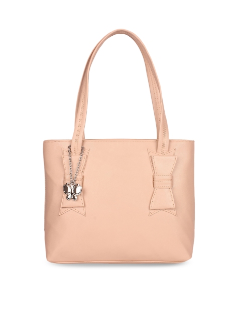 

Butterflies Peach-Coloured Solid Shoulder Bag