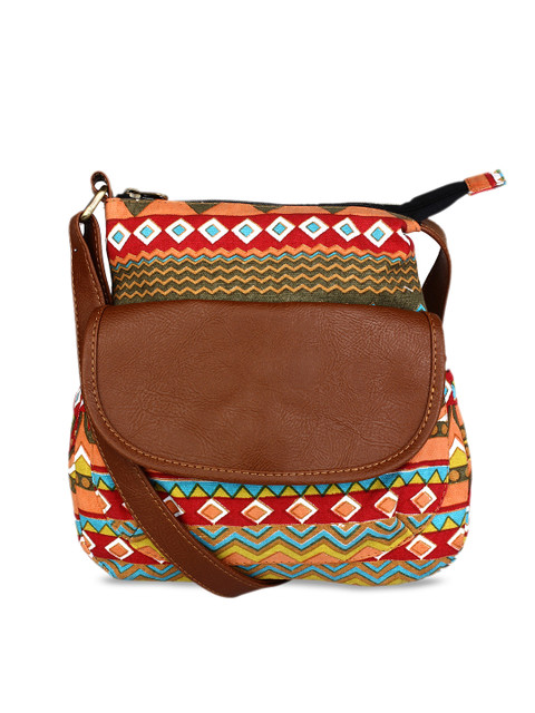 

Lychee bags Multicoloured Printed Sling Bag, Multi