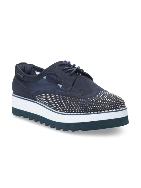 

Bugatti Women Blue Oxfords