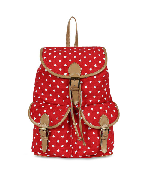 

Lychee bags Red Printed Shoulder Bag