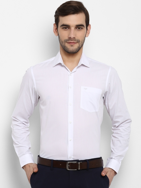 

Red Tape Men White Regular Fit Solid Formal Shirt