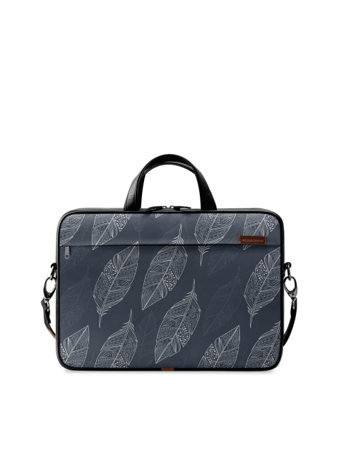 

DailyObjects Unisex Blue Printed Messenger Bag