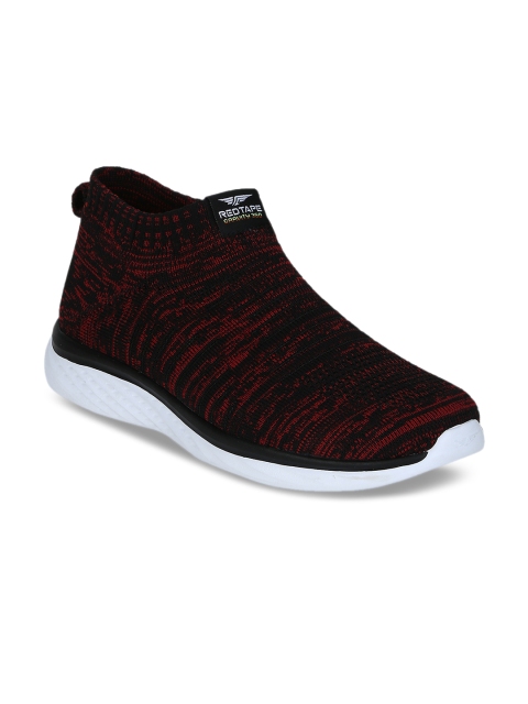 

Red Tape Men Maroon Textile Mid-Top Walking Shoes