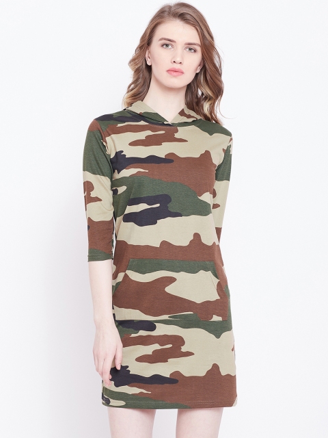 

The Dry State Women Multicoloured Printed T-shirt Dress, Multi