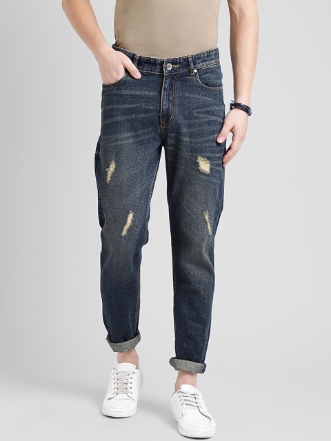 

REALM Men Blue Slim Fit Mid-Rise Clean Look Jeans