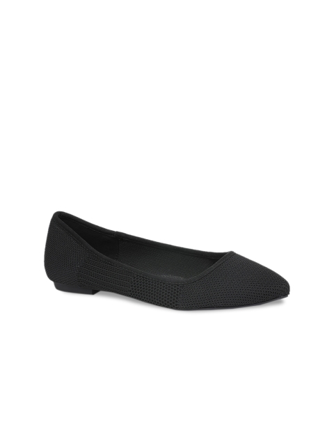 

Call It Spring Women Black Solid Synthetic Ballerinas