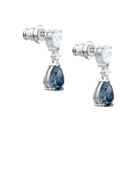

SWAROVSKI Rhodium-Plated & Green Classic Studs, Silver