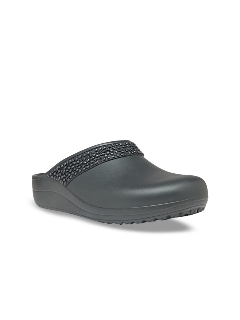 

Crocs Women Grey Embellished Clogs