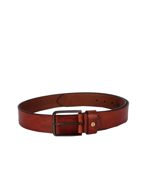 

V Dot Men Brown Solid Belt