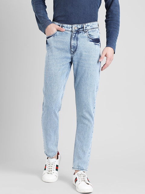 

REALM Men Blue Slim Fit Mid-Rise Clean Look Stretchable Jeans