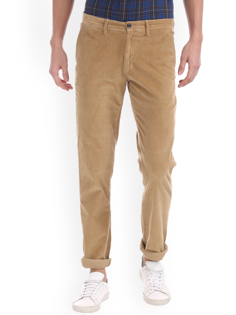 

Arrow Sport Men Brown Slim Fit Solid Corduroy Regular Trousers