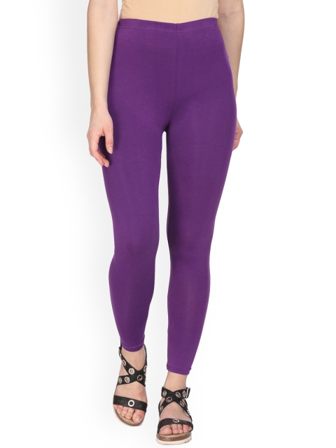 

Alena Women Purple Solid Ankle-Length Leggings