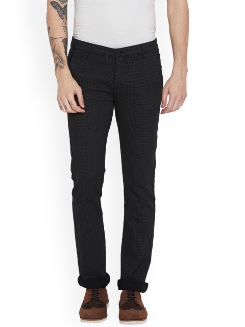 

Duke Men Black Slim Fit Solid Chinos