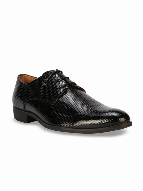 

Van Heusen Men Black Leather Formal Derbys