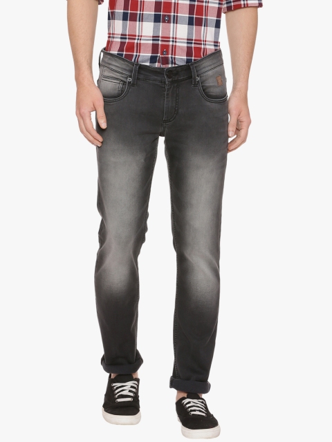 

Basics Men Black Skinny Fit Low-Rise Clean Look Stretchable Jeans