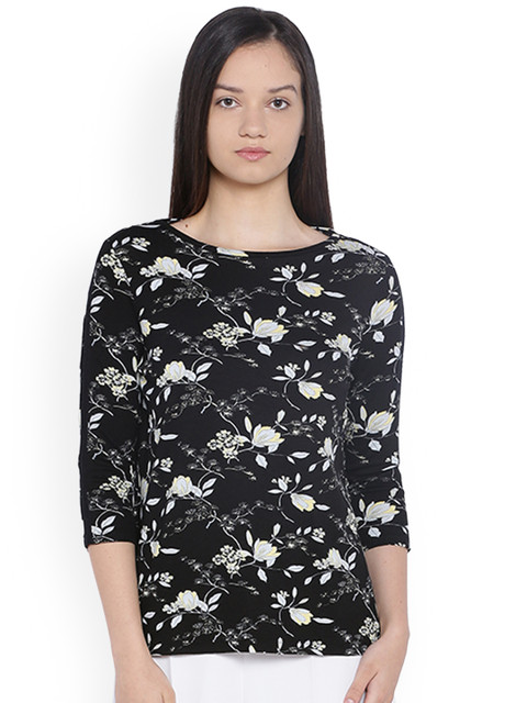 

Van Heusen Woman Women Black Printed Top