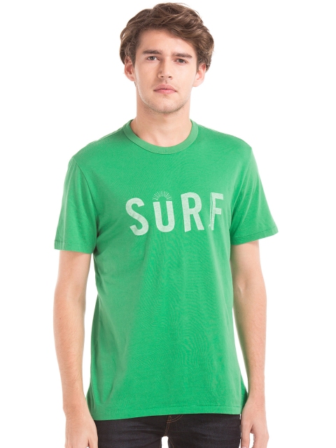 

GAP Men Surfer Graphic Crew T-Shirt, Green